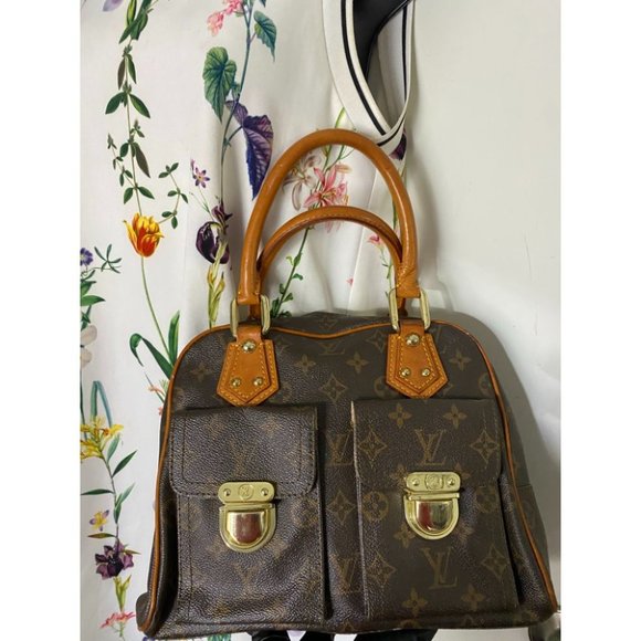 Louis Vuitton Manhattan PM Brown Tote Handbag - Picture 7 of 16